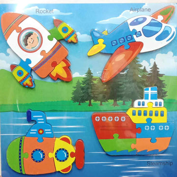 WOODEN  TOY SHAPE PUZZLE