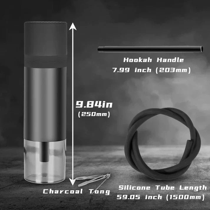 'Portable Car Hookah | Travel Shisha with Cup Holder'